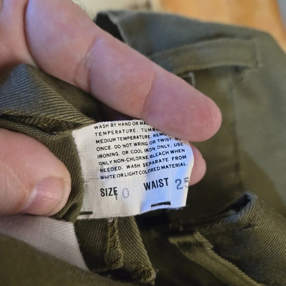 Boy Scouts of America Uniform Cargo Pants Olive Green Cargo Size 10/ 25 & shirt